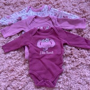 Multiple baby onesies 0-3 for baby girl
